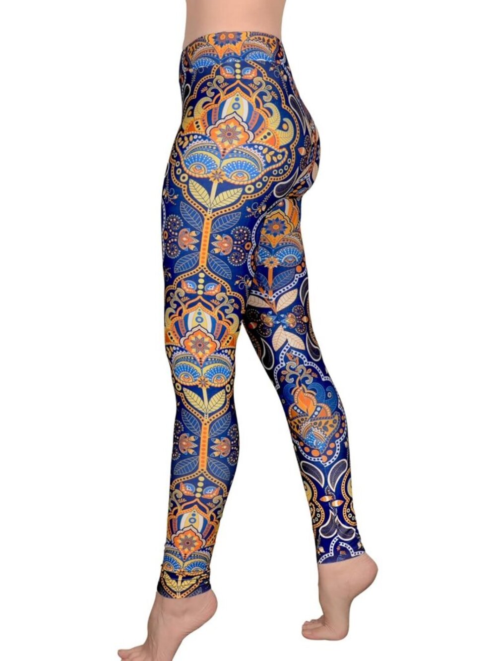 High Waist Soft Stretchy Boho Yoga Leggings for Women | Unique Artistic Prints
